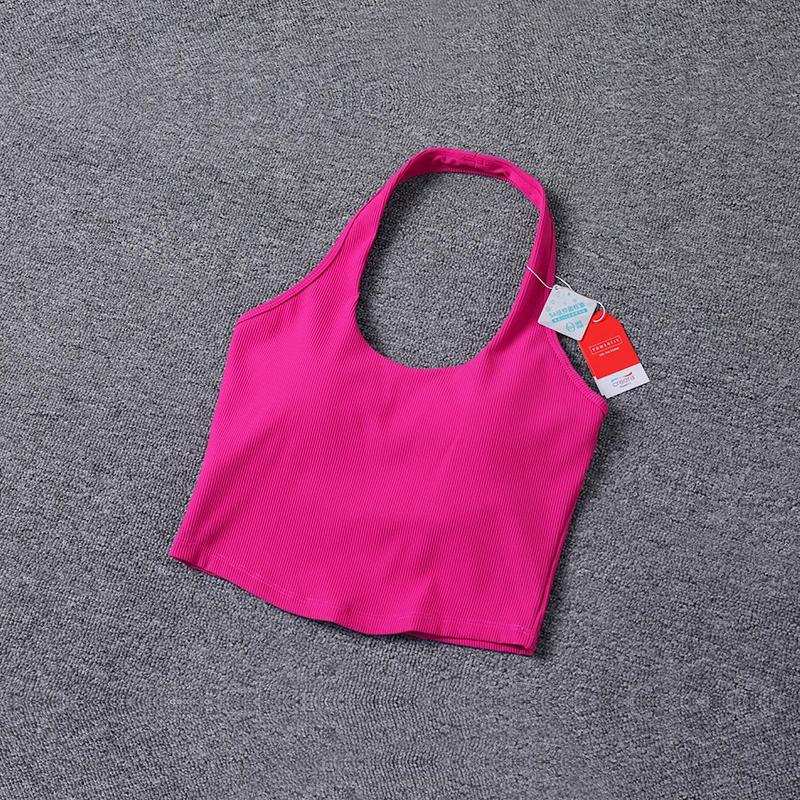 Soutien-gorge de sport dos nu pour yoga et fitness - Rembourré super doux couleur unie