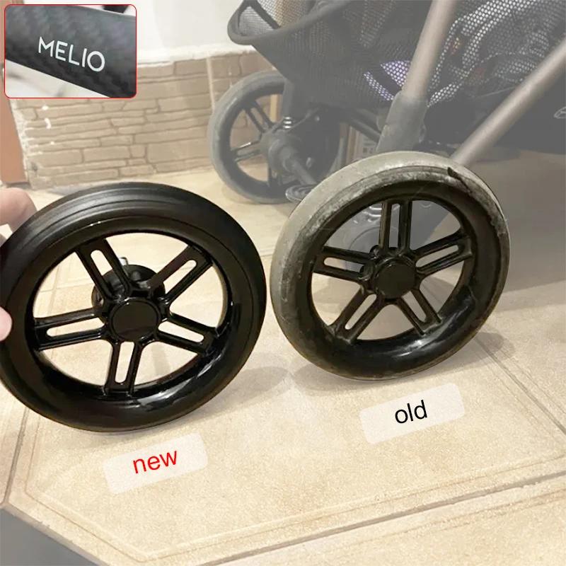 Seulement roue avant ou arrière Melio 17CM pour accessoires de Buggy Cybex Melio série 2/3/Carbon/Pr
