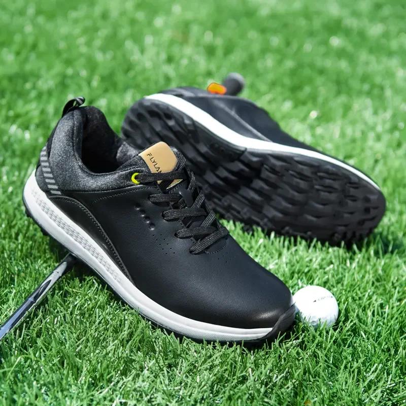 Chaussures de golf imperméables coordonnantes pour hommes et femmes, baskets confortables pour golfe