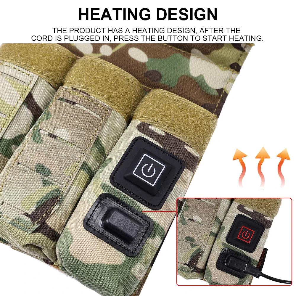 SINAIRSOFT 9mm tactique Triple pochette pour magazines fonction plus chaude étui pistolet USB puissa