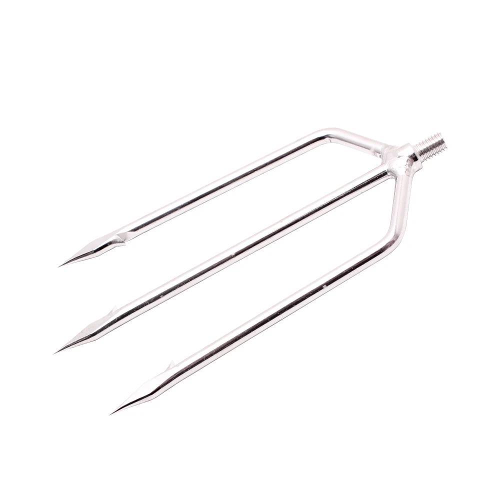Hameçon d'ancrage de poisson en acier inoxydable, tête de harpon, avec barbe, fourchette pointue, de