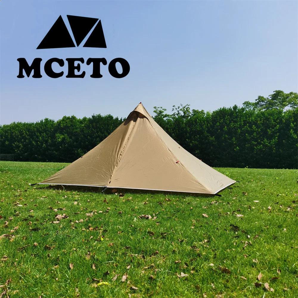 Tente de randonnée 1 personne ultralégère 4 saisons : abri pyramide étanche pour camping sac à dos