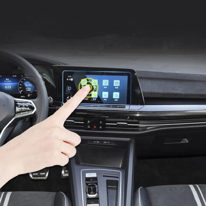 Verre trempé 9H pour VW Volkswagen Golf 8 MK8 Life GTI R, Navigation de voiture DVD GPS LCD, accesso