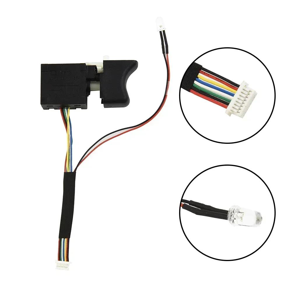 Interrupteur de vitesse de perceuse 7.2V-24V, sans balais, pour clé électrique 2106/161/169, interru