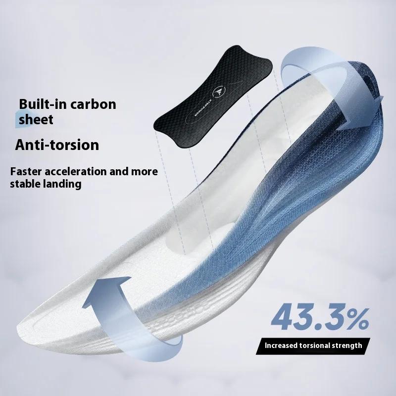 Xtep QINGYUN-Chaussures de course légères pour homme, souliers de sport avec absorption des chocs, b