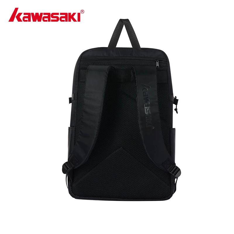 Kawasaki-Sac à dos de badminton en polyester avec compartiment à chaussures indépendant, sac à dos d