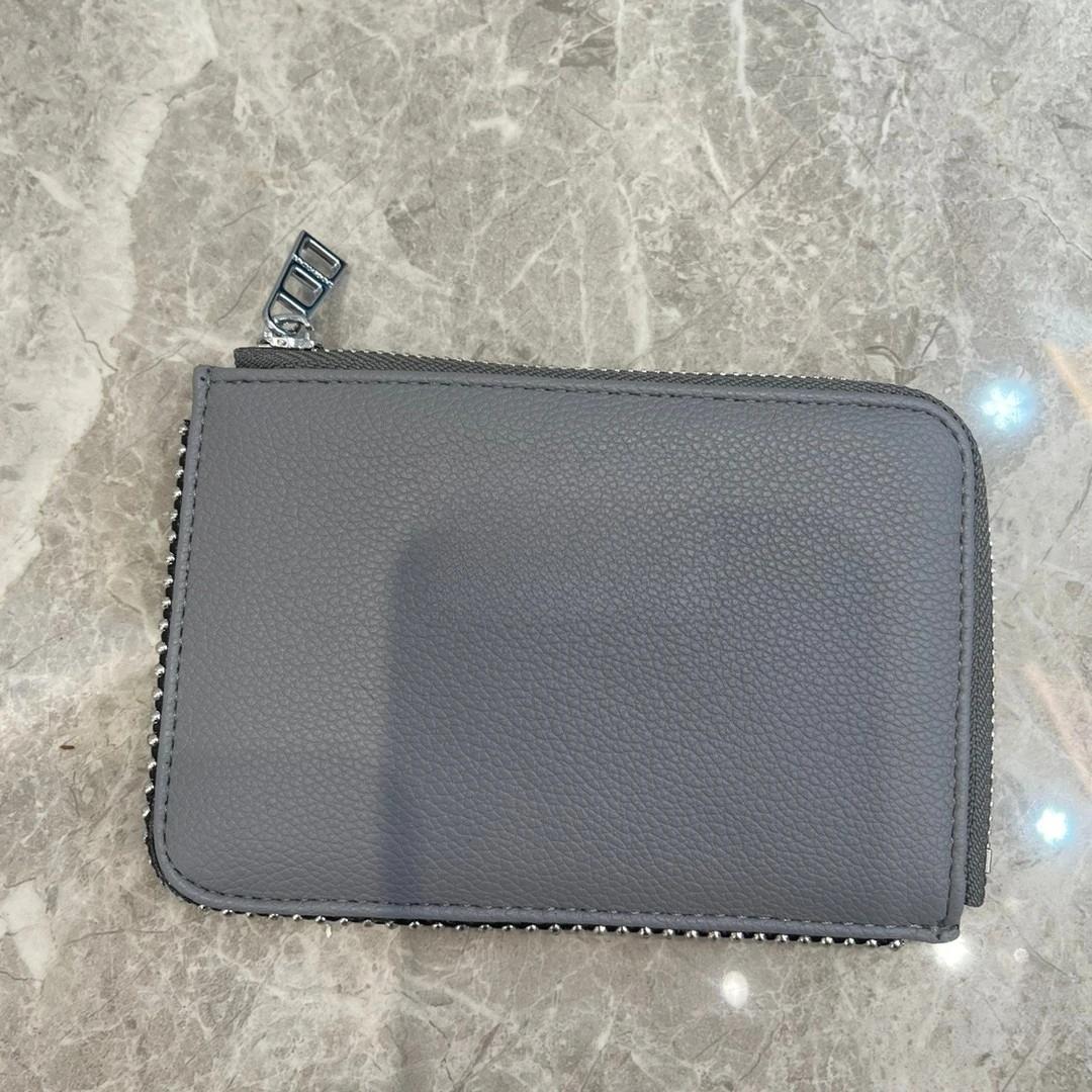 Porte-cartes multifonctionnel de luxe léger français, style rétro, orné de strass, élégant et tendan