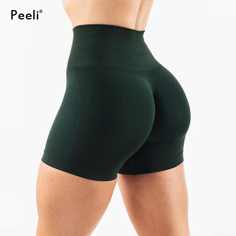 Amplifier le Contour Shorts de sport femmes vêtements Scrunch fesses sans couture Shorts taille haut