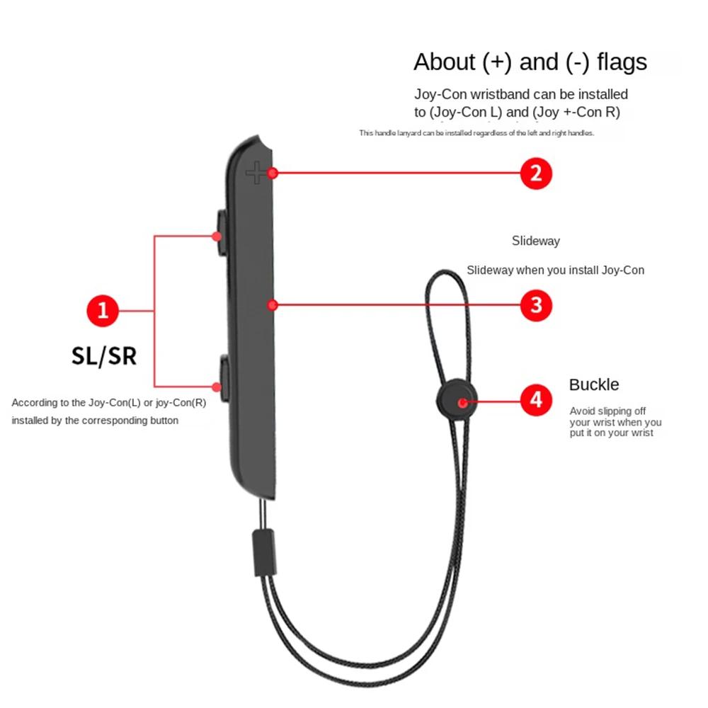 Pour Nintend pour Switch et contrôleur de manette de jeu OLED manette de jeu corde à main Joy-con dr