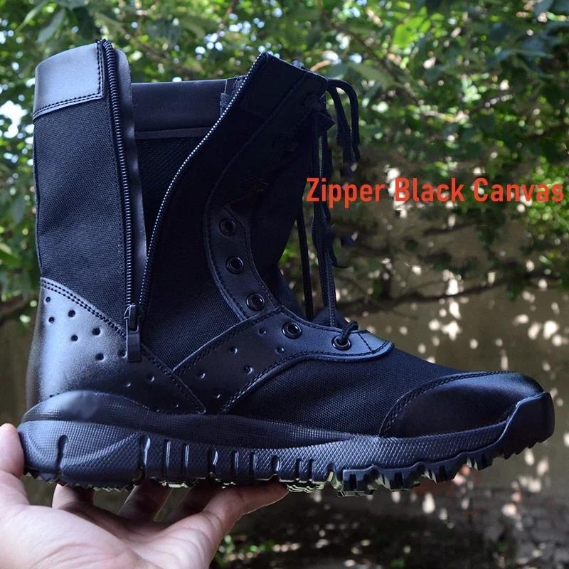 Bottes d'entraînement de Combat d'été, chaussures de travail légères en maille respirante, bottes ta