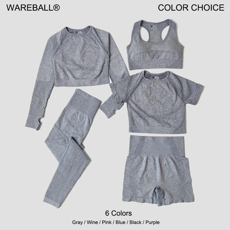 WAREBALL sans couture femmes pantalons de Yoga vêtements d'entraînement vêtements de sport Fitness à