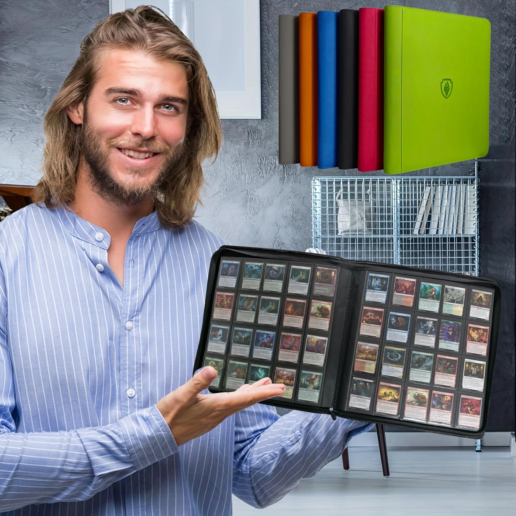 Album de cartes à collectionner avec 20 pochettes pour plus de 1280 cartes - Pages compatibles avec
