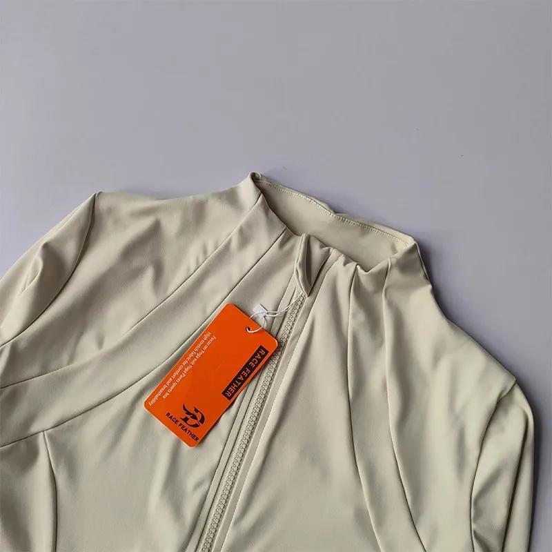 Veste de yoga femme coupe cintrée à séchage rapide - Effet amincissant manches longues