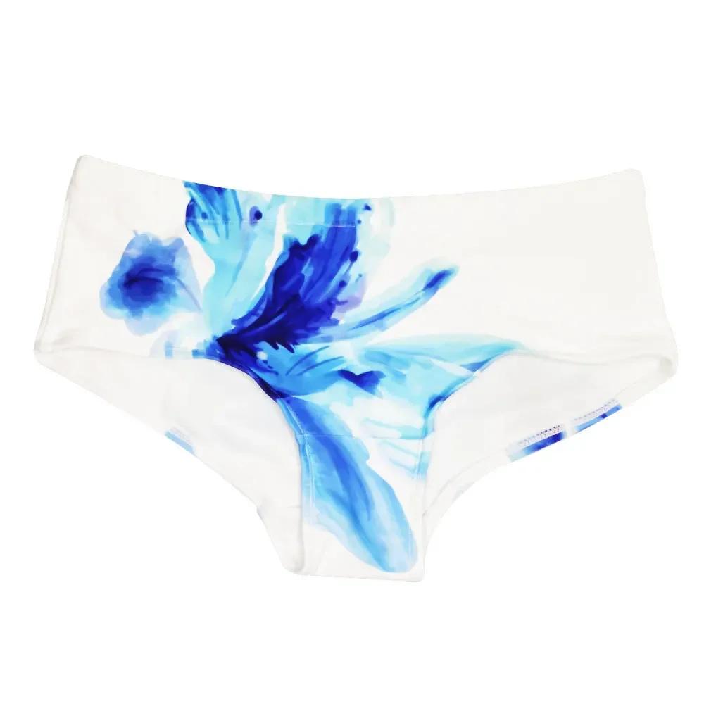 Maillot de bain boxer homme - Coupe traditionnelle pour surf, plage et piscine en blanc