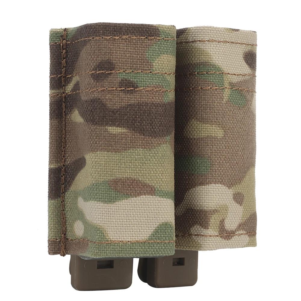 Pochette pour pistolet rapide 9MM, simple/Double, pochette tactique MOLLE Mag avec insertion Kydex à