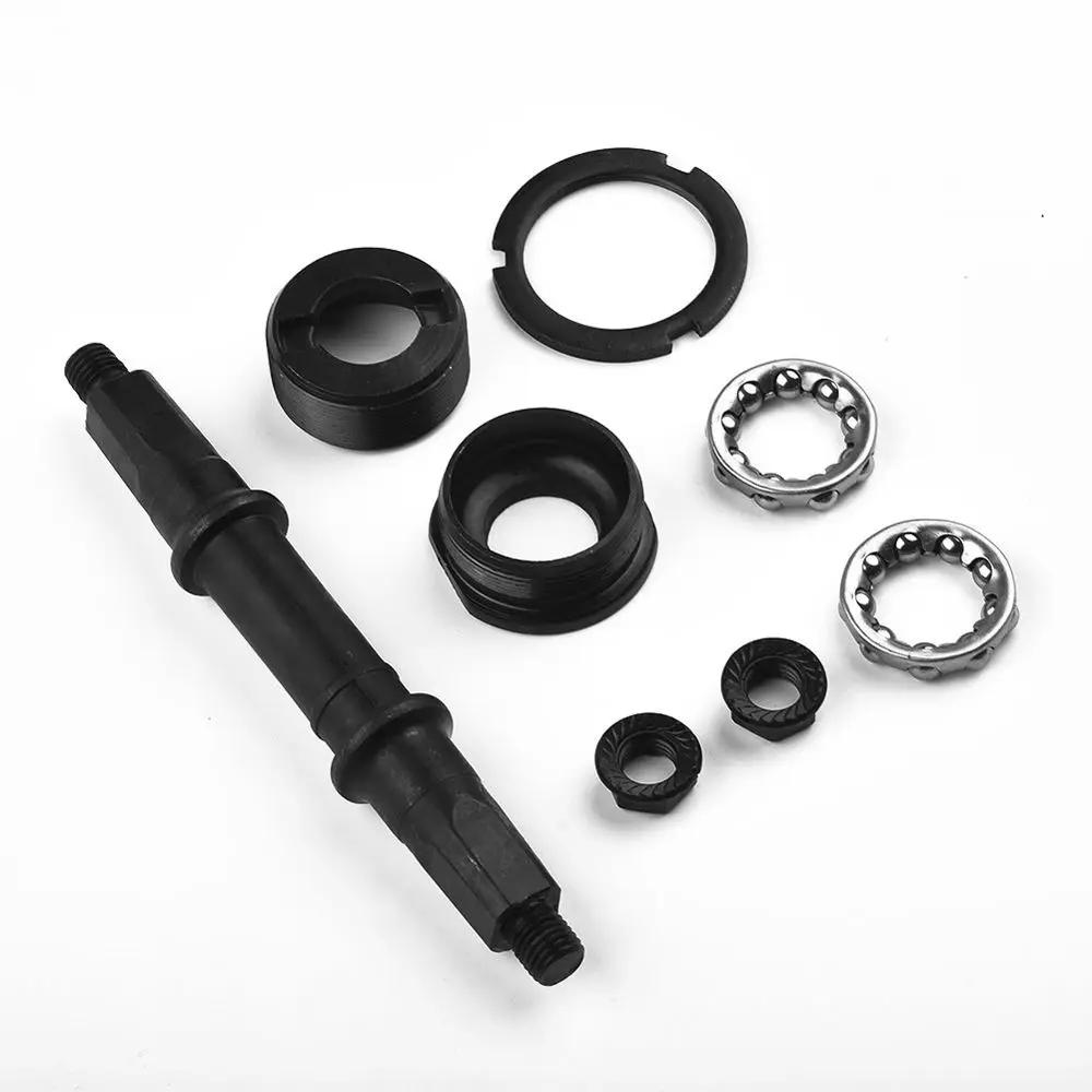 Jeu d'essieux de support de pédalier de vélo, pour coque BB de 68mm, trou carré en acier multi-taill
