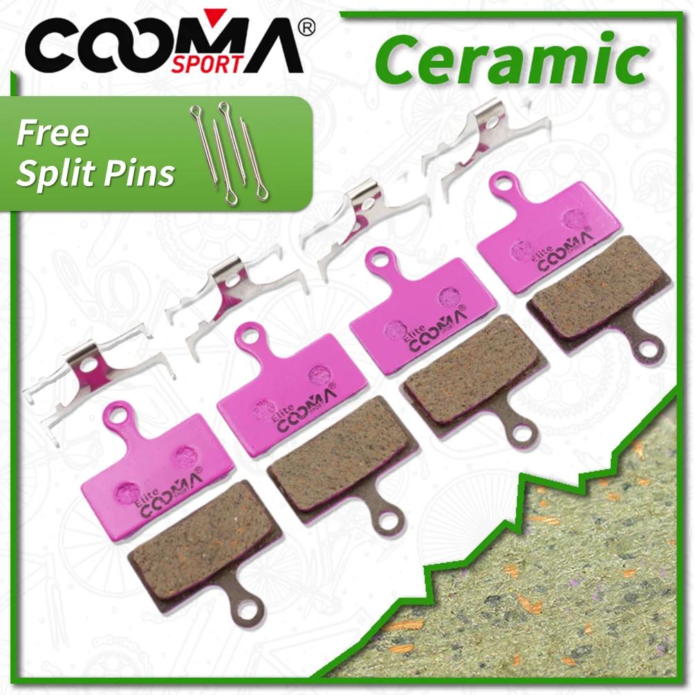 4 paires de plaquettes de frein à disque en céramique pour Shimano G04Ti, G04S, G03A, G03S, XTR M900
