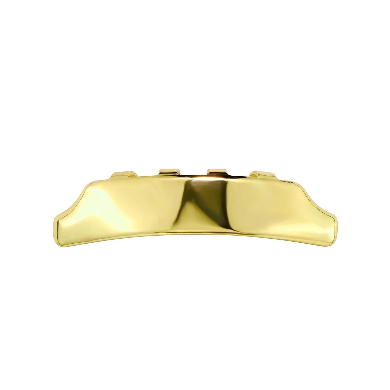 JINAO Hip Hop Grillz 8 dents, surface lisse, pour hommes et femmes, haut et bas, brillant, style yeh