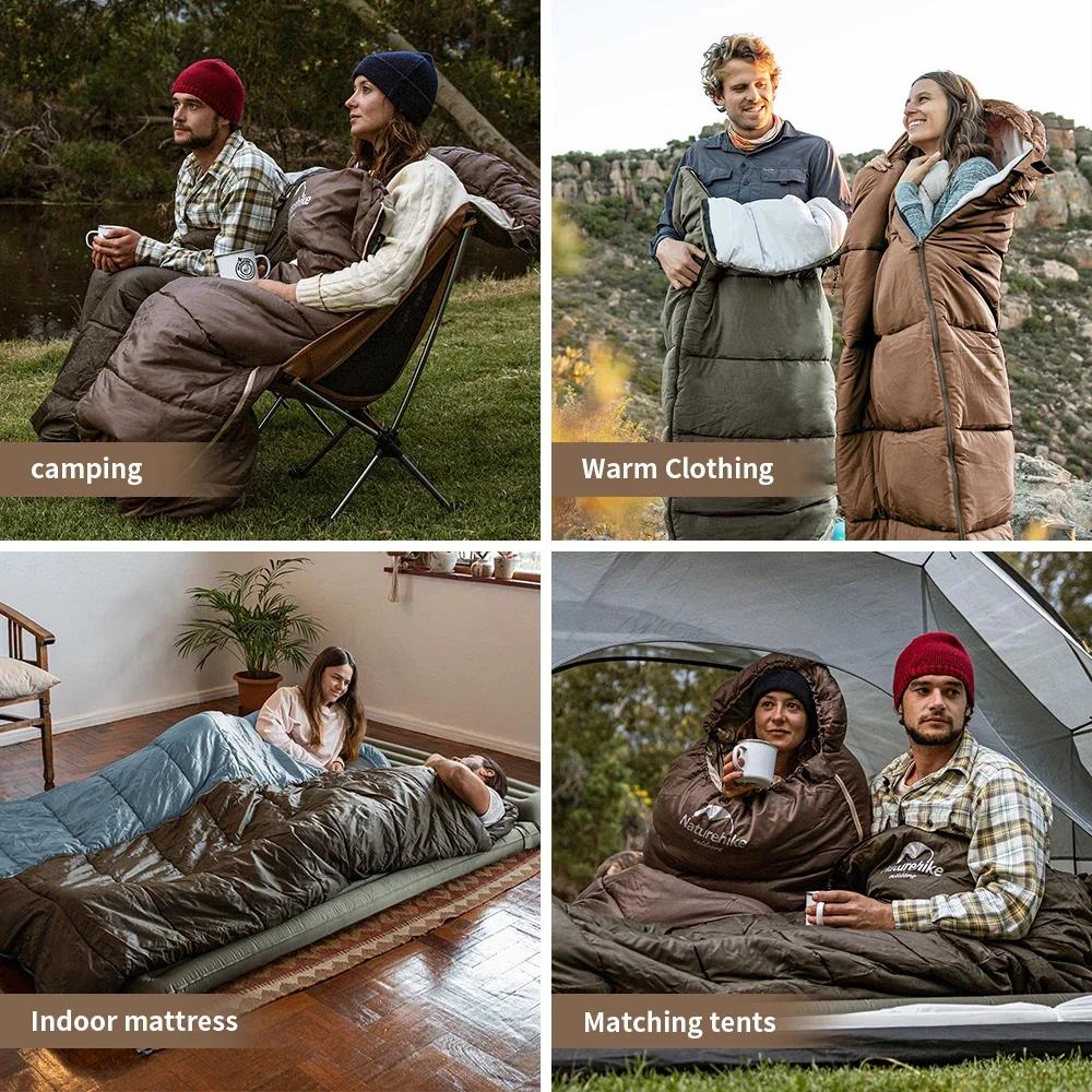 Naturehike – sac de couchage étanche ultraléger, couette en coton, Portable, enveloppe, Camping