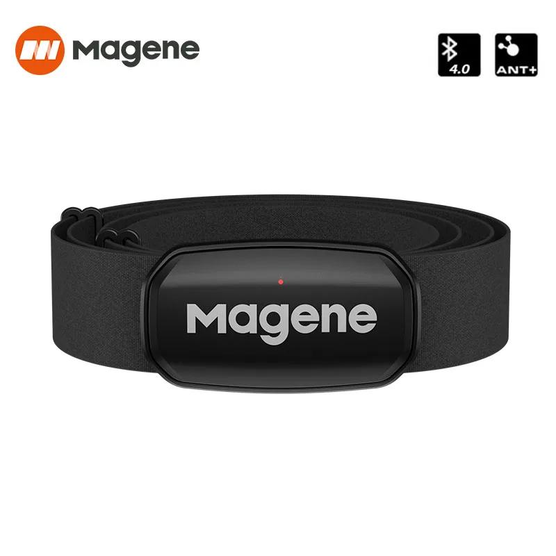 Magene Capteur de Fréquence Cardiaque avec Sangle de Poitrine, Moniteur, Ordinateur, Double Mode ave