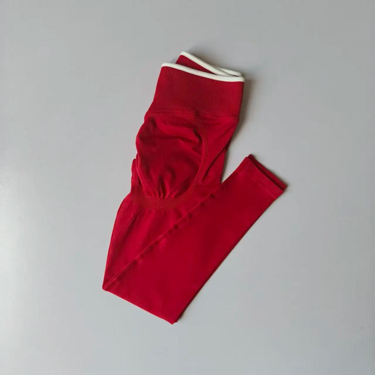 Pantalons de Yoga taille haute sans couture pour femmes, Leggings de contrôle du ventre, extensibles