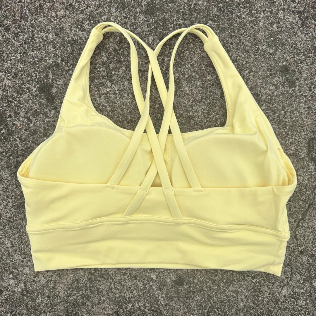 Couleur unie Fitness femmes Sport soutien-gorge gymnastique Yoga soutien-gorge athlétique croix haut