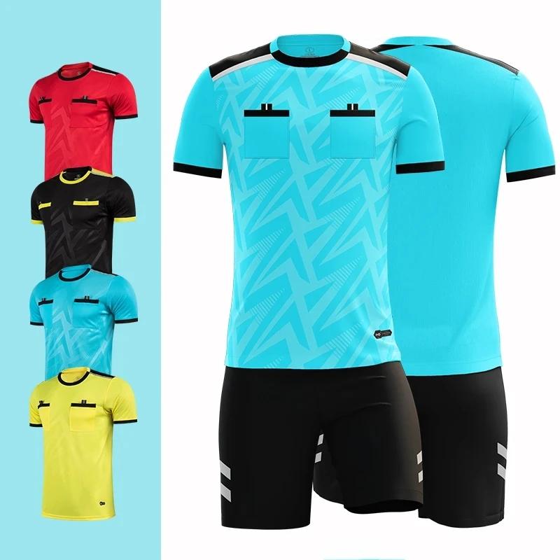 Uniformes d'arbitre professionnels pour hommes, maillots de Football, shorts, chemises, costume, sur