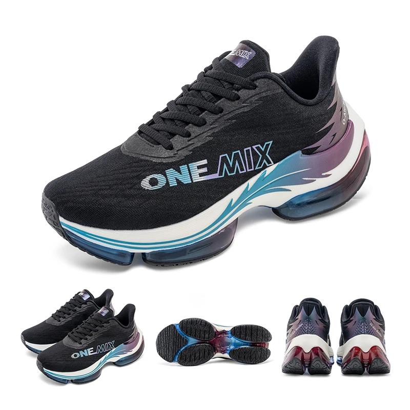 ONEMIX chaussures de course à coussin d'air pour femmes été léger maille Surface respirant baskets e