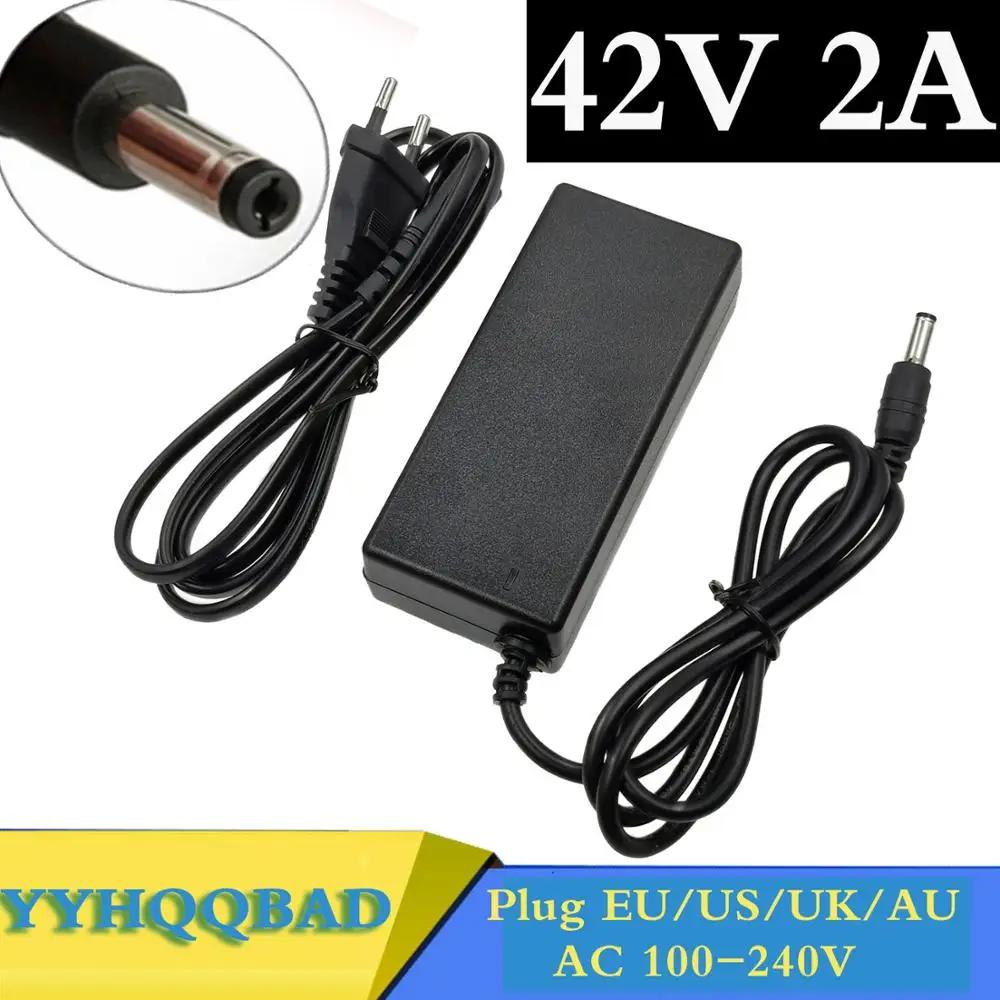 Chargeur de batterie de vélo électrique 36V 2A, 42V 2a, Lithium Li-ion, li-poly, pour Scooter série