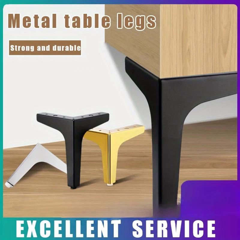 4 pièces pieds de meubles modernes en métal or noir fer canapé pieds pour Table lit chaise bureau co