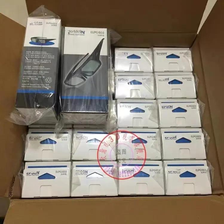 ELPGS03-Lunettes 3D Passives pour EPSON 3D 4K, Système de Projection de Projecteur Domestique Rechar