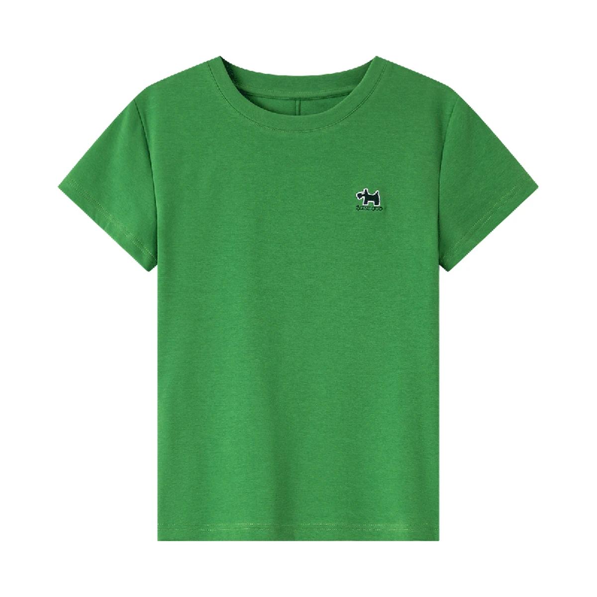 T-shirt minimaliste à manches courtes pour femme VIMLY, nouvelle collection été 2026, col rond, moti