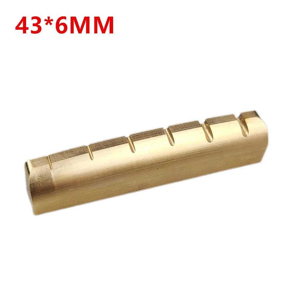 1 pièce de sangle de guitare électrique en laiton massif de 43 mm pour guitares électriques ou acous