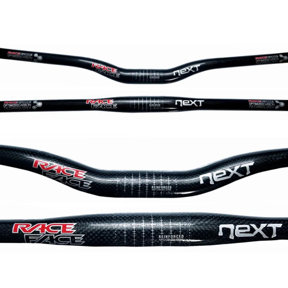 Race Face NEXT 3K guidon en carbone brillant plat/hauteur guidon de vélo VTT 31.8*600/620/640/660/68