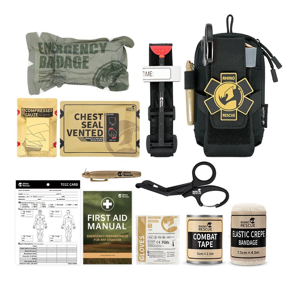 Poudres EDC bal 37Rescue, trousse de premiers soins, trousse de traumatologie de survie, pocommunist