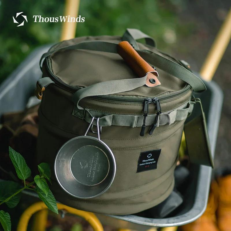 Sac de camping multifonctionnel Thous Winds, sac à seau à ressort à montée automatique, pique-nique,