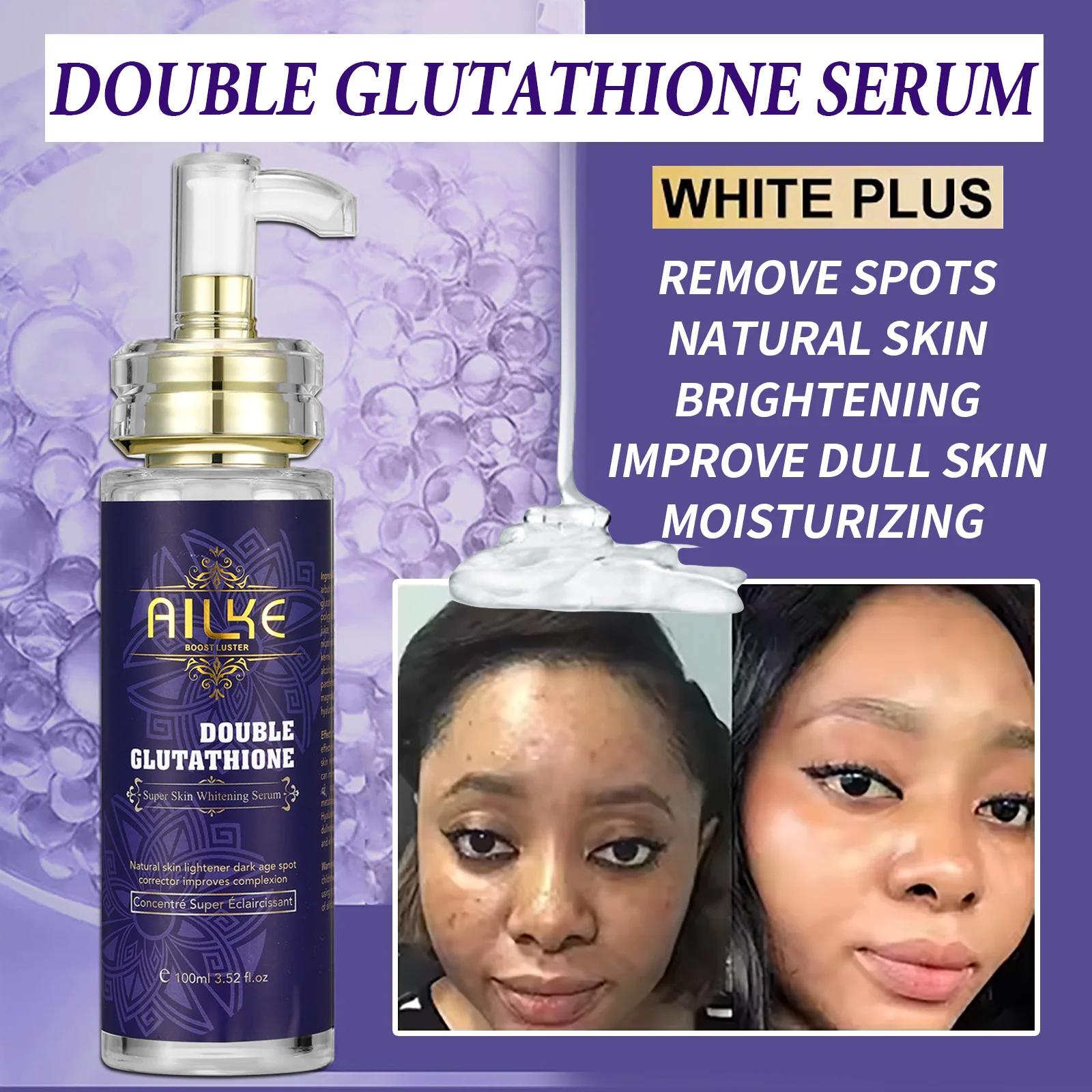AILKE Wiltshire-Soins pour la peau endoloris avec double glutathion, éclaircissant, hydratant, élimi