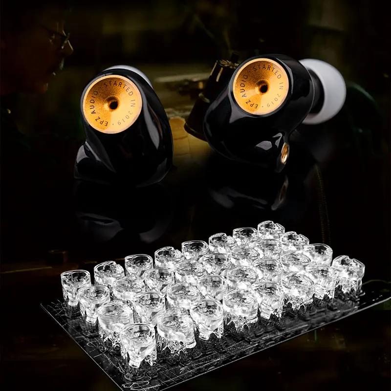 EPZ Q5 écouteurs filaires HIFI céramique carbone Nano bobine mobile IEM dans l'oreille moniteur MMCX
