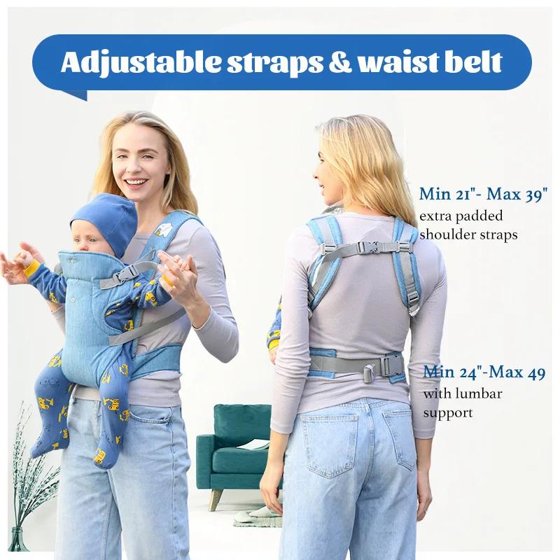 Bandoulière pour bébé, sac à dos Portable pour enfants, épais, sweat à capuche ergonomique, sangle k