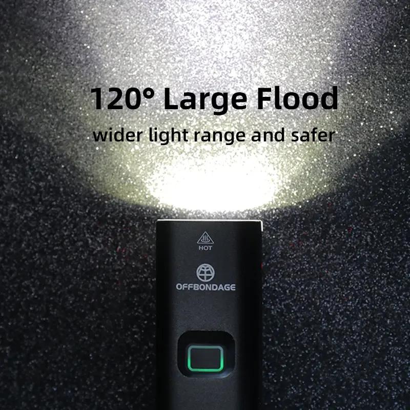 OFFBONDAGE Vélo Lumière 1000Lumen Vélo Phare Banque de Puissance Lampe de Poche Guidon USB Charge VT
