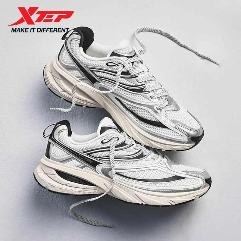 Xtep Little Basque 2 chaussures décontractées pour hommes 2025 été Vintage respirant confortable ant