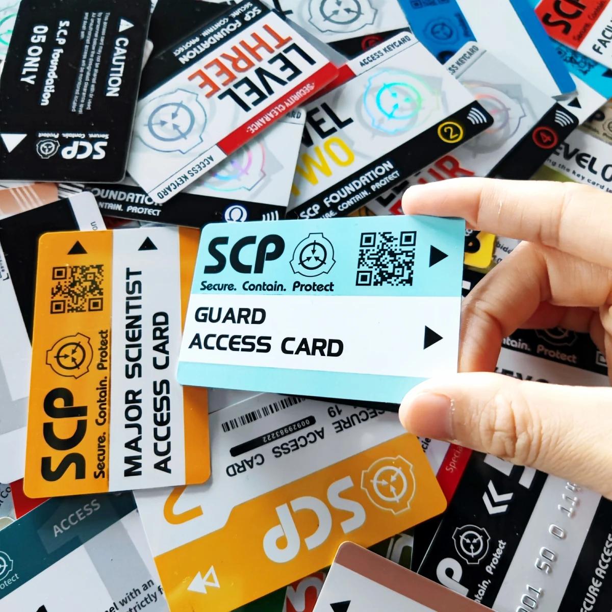 Patchs de carte rigide SCP en PVC avec texte clair imprimé, carte rigide supérieure, haute quantité,