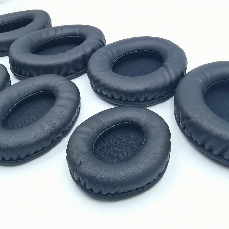 Coussinets d'oreille ovales pour écouteurs, housse en mousse de cuir éponge 60*70 60*80 65*85 70*90