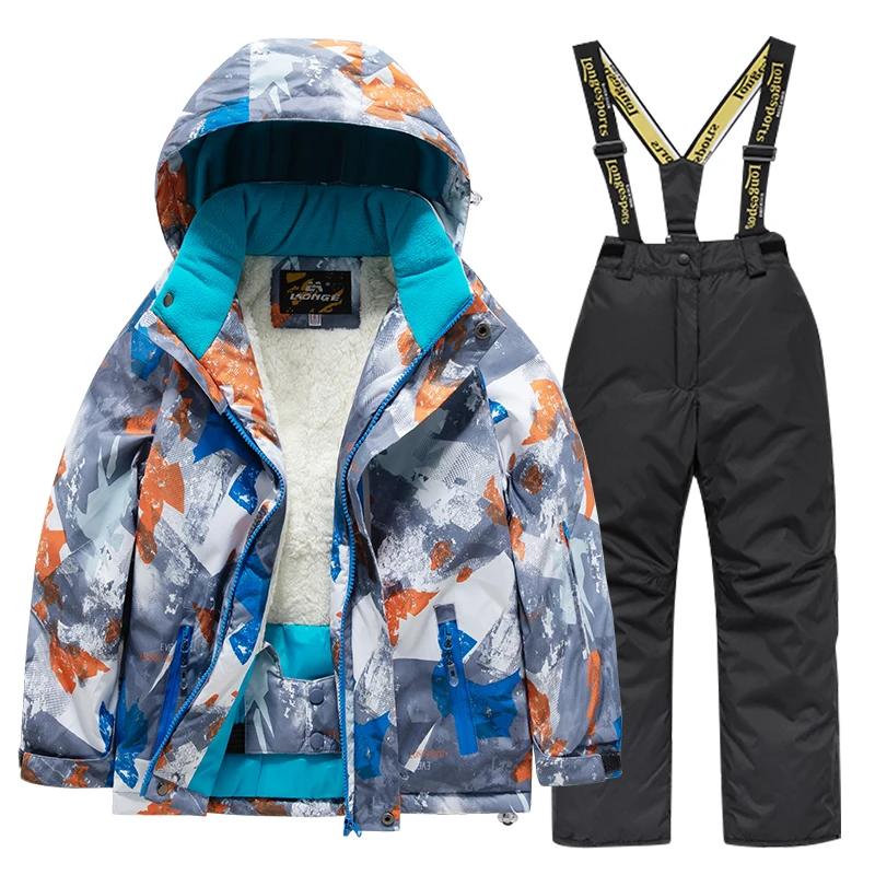 Combinaison de ski pour enfants, pour hommes et femmes, grands, moyens et petits enfants, équipement