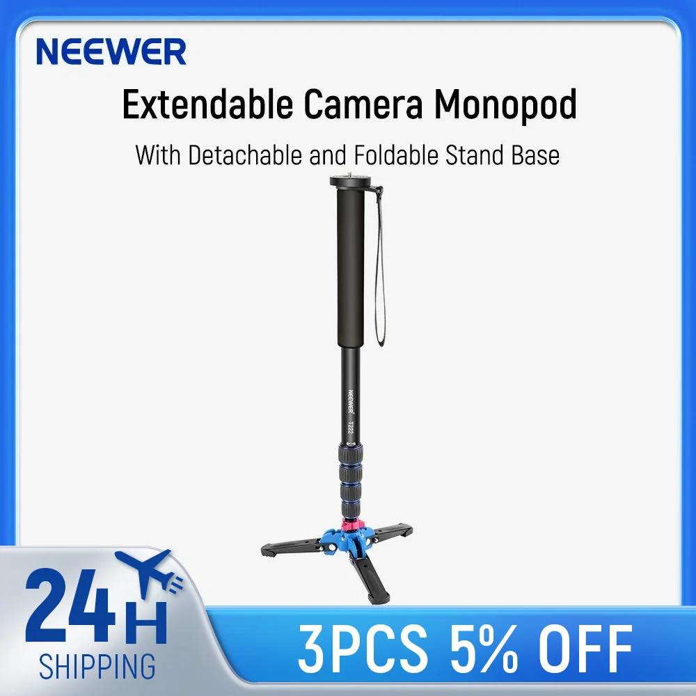 Neewer-Monopode d'appareil photo extensible, base de support de trépied pliable, alliage d'aluminium