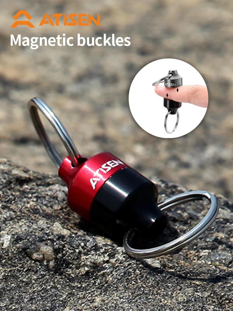 Mousqueton magnétique de pêche, crochets, outil de pêche, outil multifonctionnel, boucles magnétique