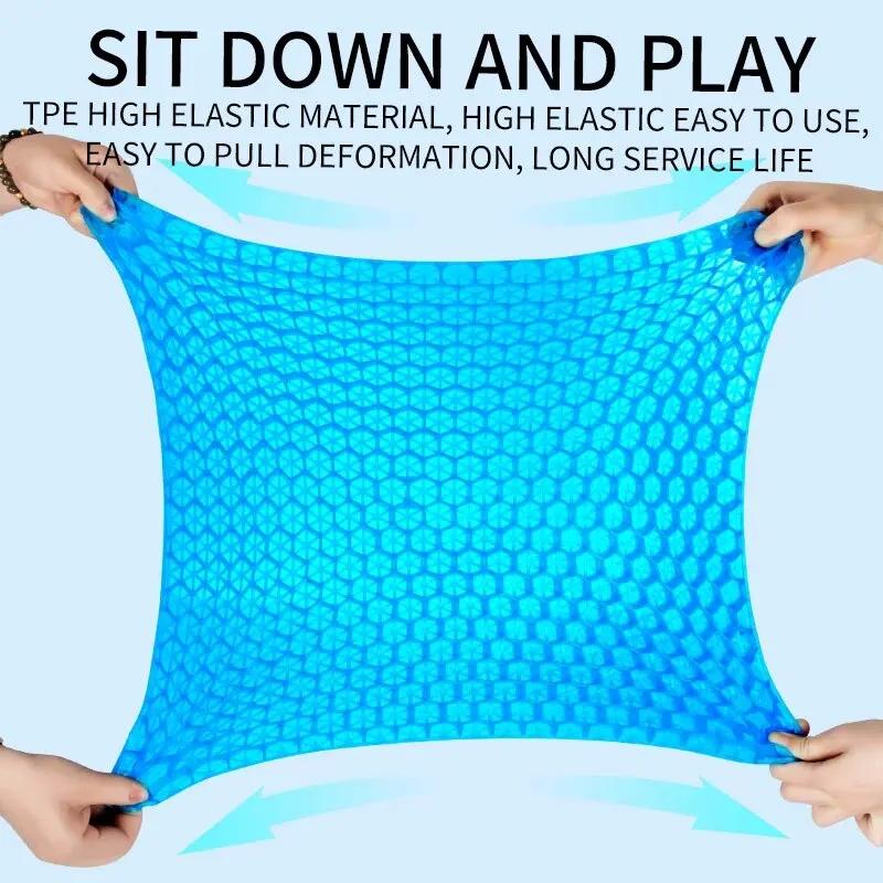 Coussin de siège en Gel, Design d'été respirant en nid d'abeille pour soulager la pression, douleur