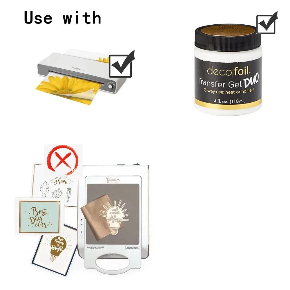 Film de feuille réactive de Toner de 5M (longueur) X 19CM (largeur), emballage de Tube en PVC, peut