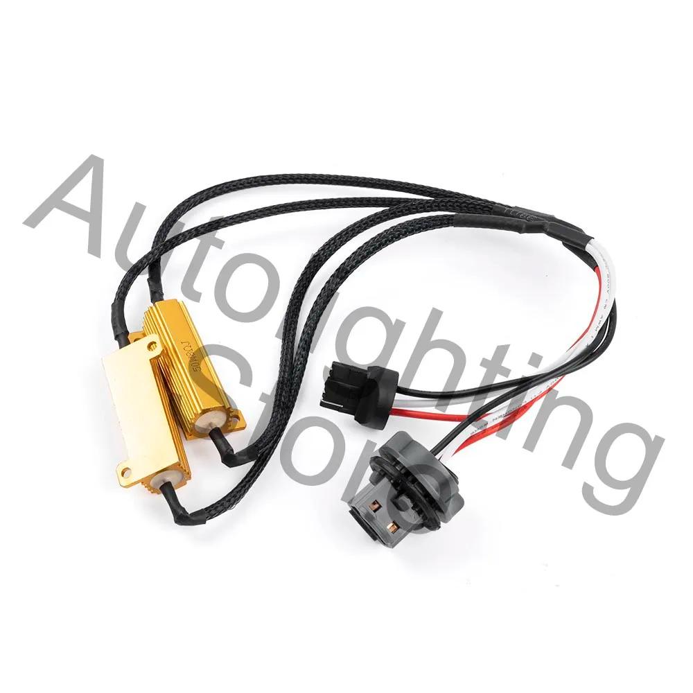 Annuleur d'iode en métal, lampe à LED de décodage, résistance de charge OCB, 7443 T20 W21/5W, arc, c