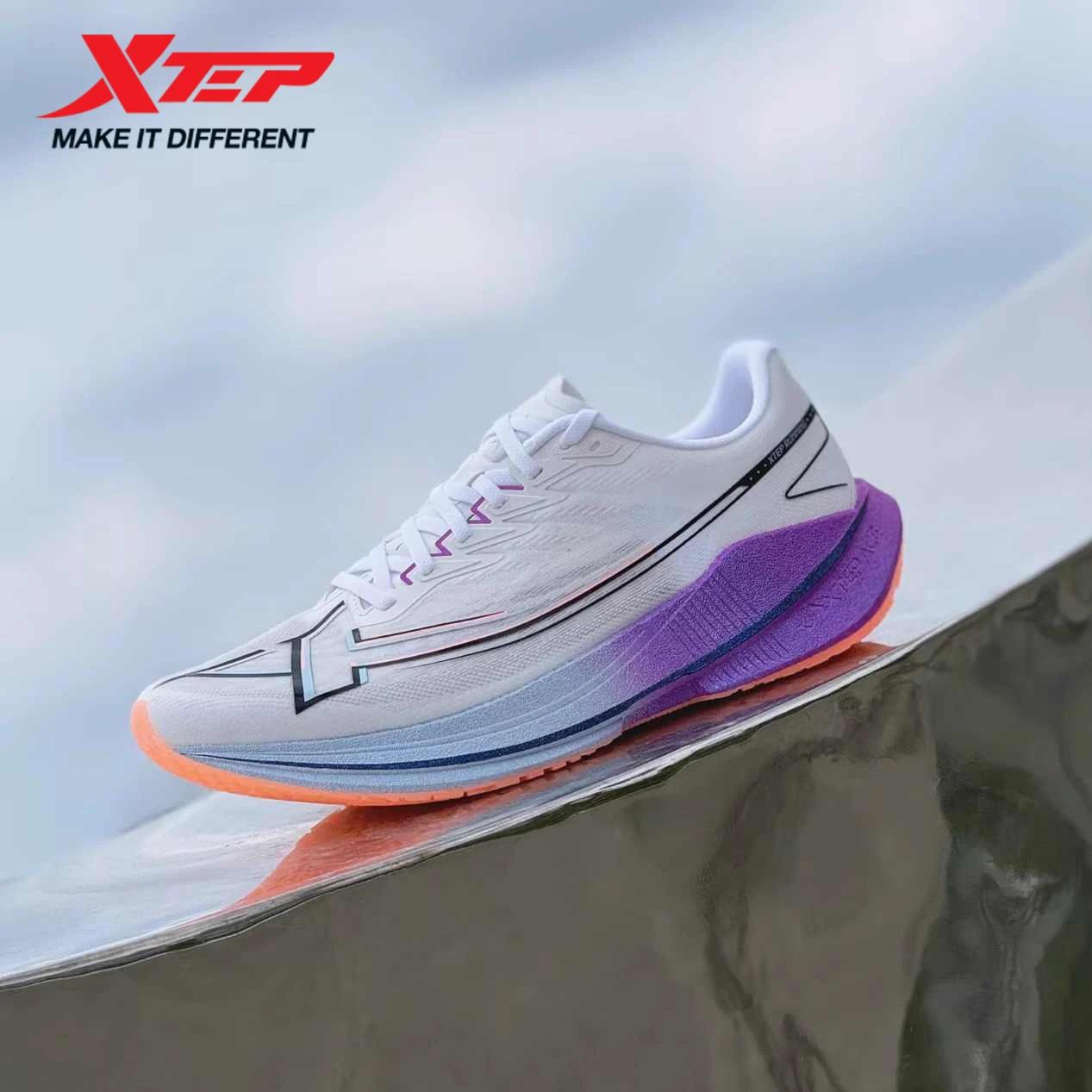Xtep Shyft 1.0 chaussures de course professionnelles pour hommes 2025 été Marathon amortisseur plaqu